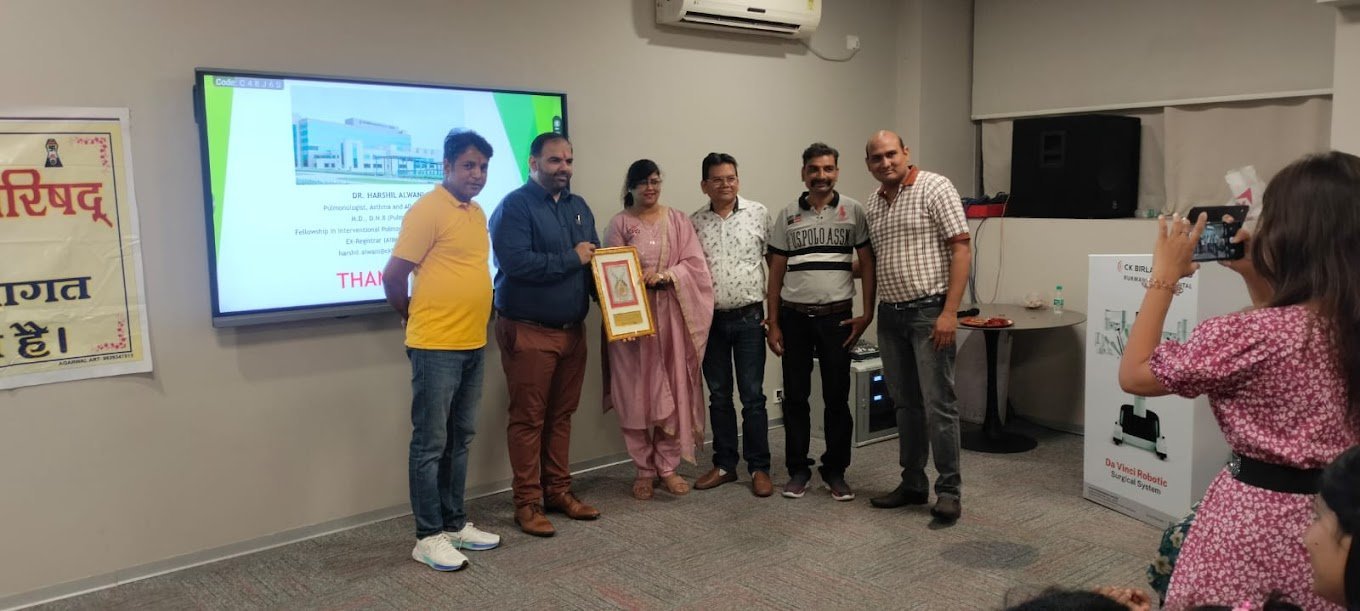 Dr. Harshil Alwani at CK Birla Hospital event